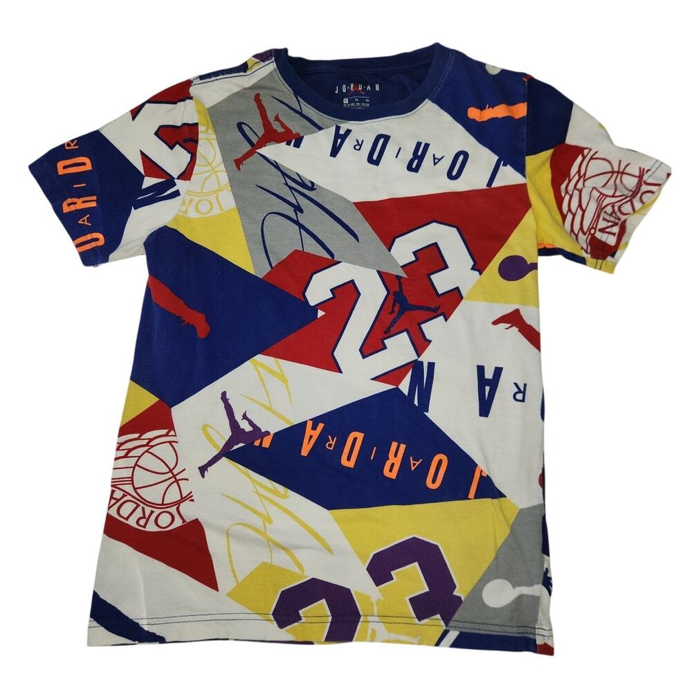 Nike Jordan Jumpman All-Over Print Shirt Youth XL - Pre Owned Good Condition